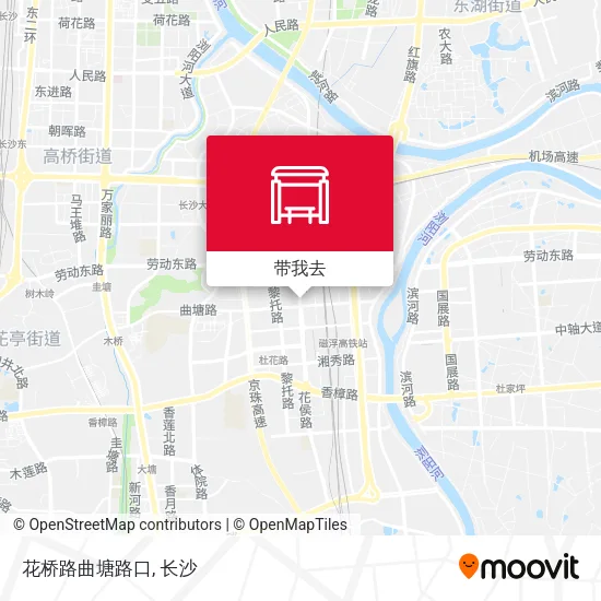 花桥路曲塘路口地图