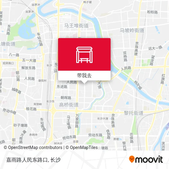 嘉雨路人民东路口地图
