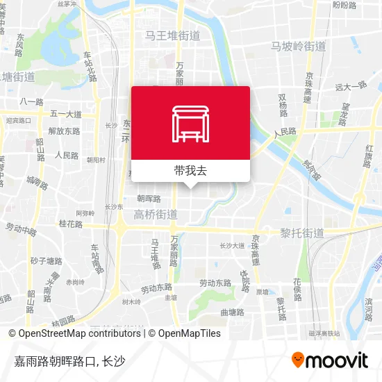 嘉雨路朝晖路口地图