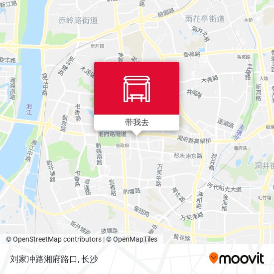 刘家冲路湘府路口地图