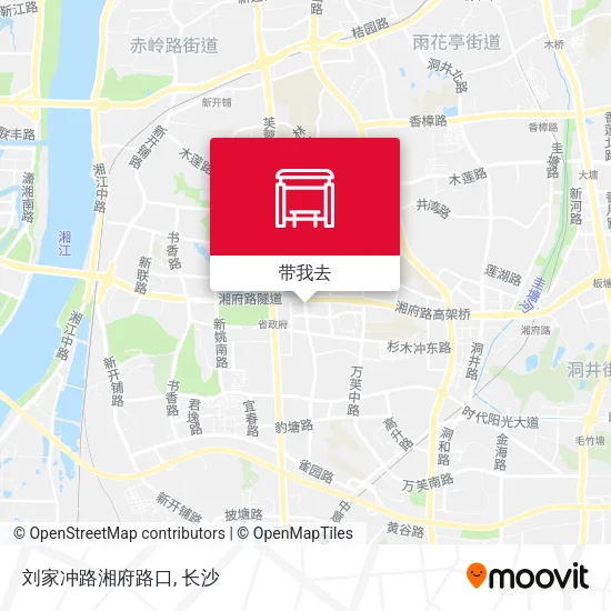 刘家冲路湘府路口地图