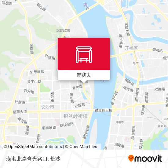 潇湘北路含光路口地图