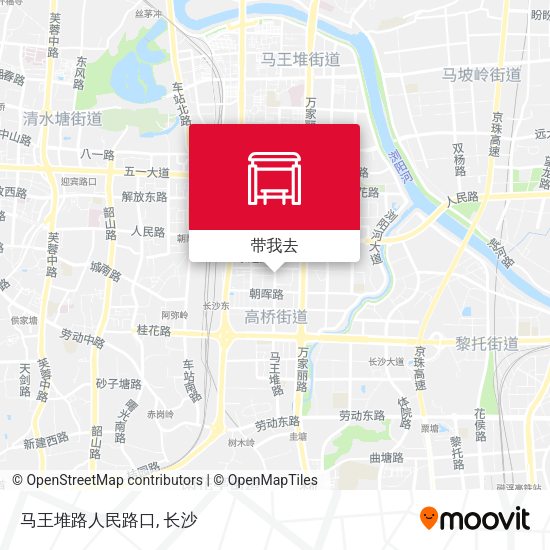 马王堆路人民路口地图