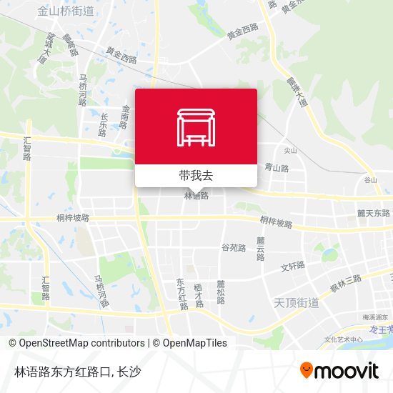 林语路东方红路口地图