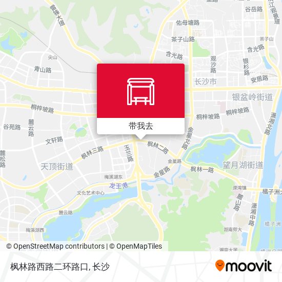 枫林路西路二环路口地图