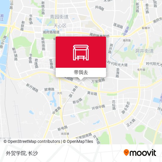 外贸学院地图