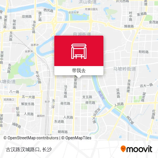 古汉路汉城路口地图