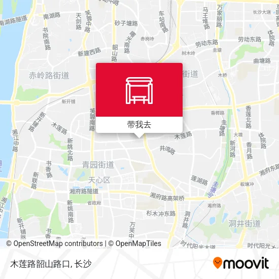 木莲路韶山路口地图