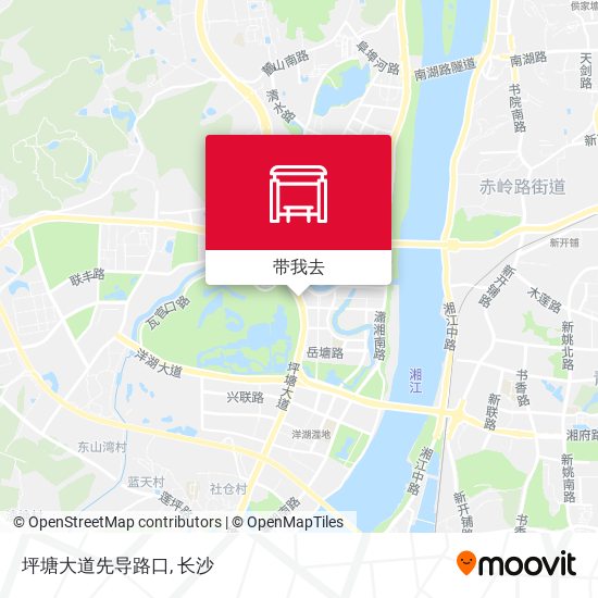 坪塘大道先导路口地图