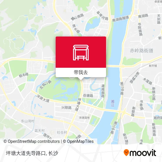坪塘大道先导路口地图