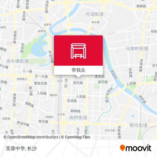 芙蓉中学地图