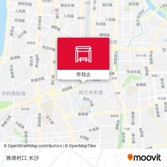 雅塘村口地图
