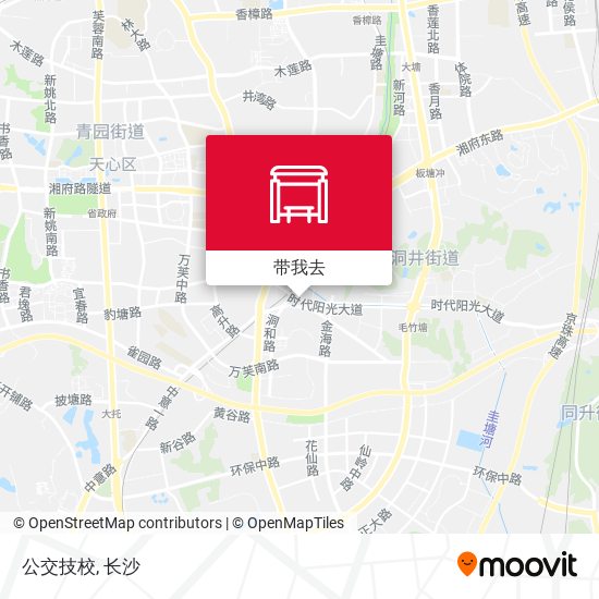 公交技校地图