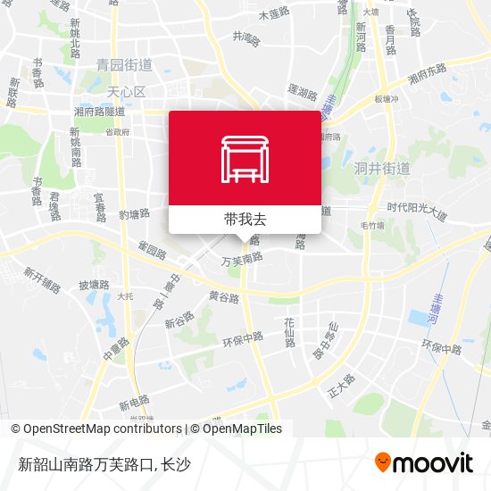 新韶山南路万芙路口地图