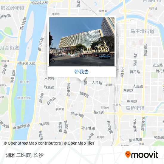 湘雅二医院地图