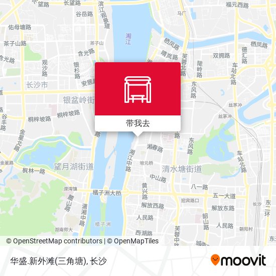 华盛.新外滩(三角塘)地图