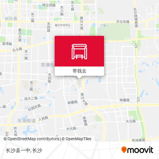 长沙县一中地图