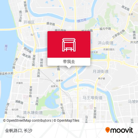 金帆路口地图