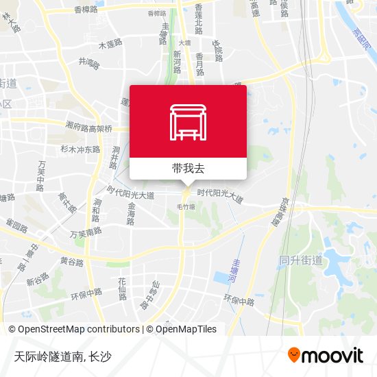 天际岭隧道南地图