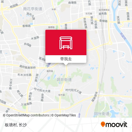 板塘村地图