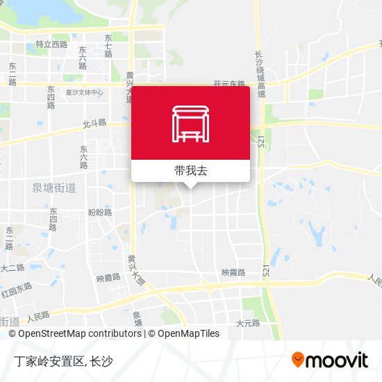 丁家岭安置区地图