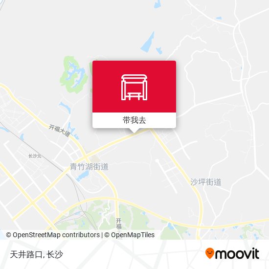 天井路口地图