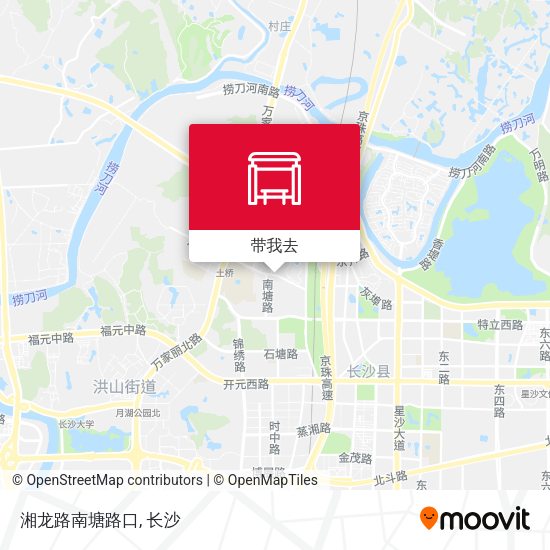 湘龙路南塘路口地图
