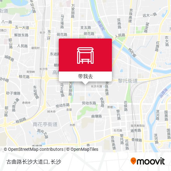 古曲路长沙大道口地图