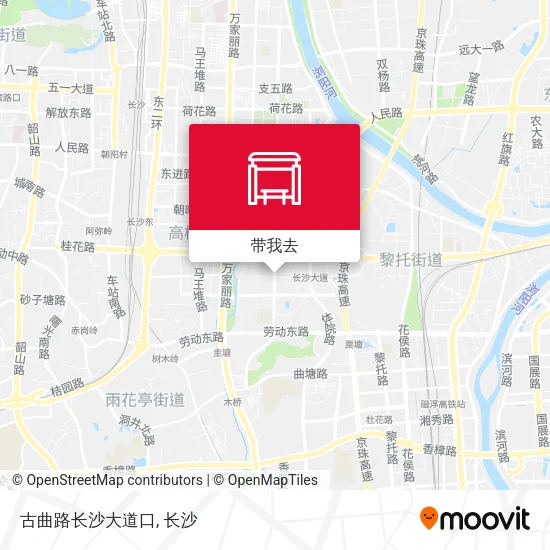 古曲路长沙大道口地图