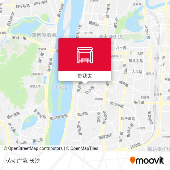 劳动广场地图