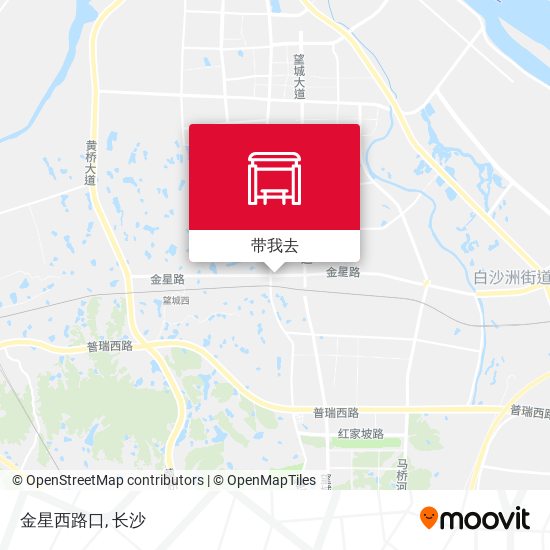 金星西路口地图