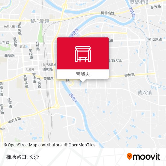 梯塘路口地图