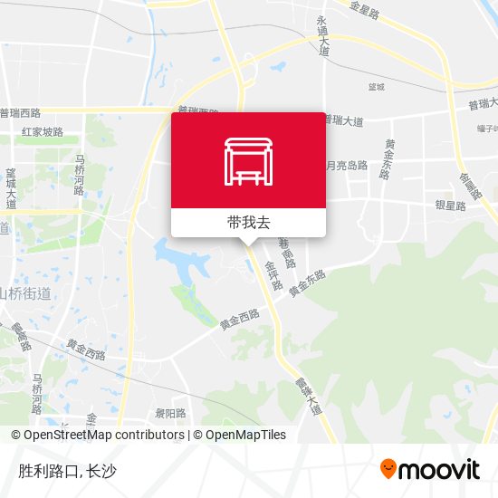 胜利路口地图