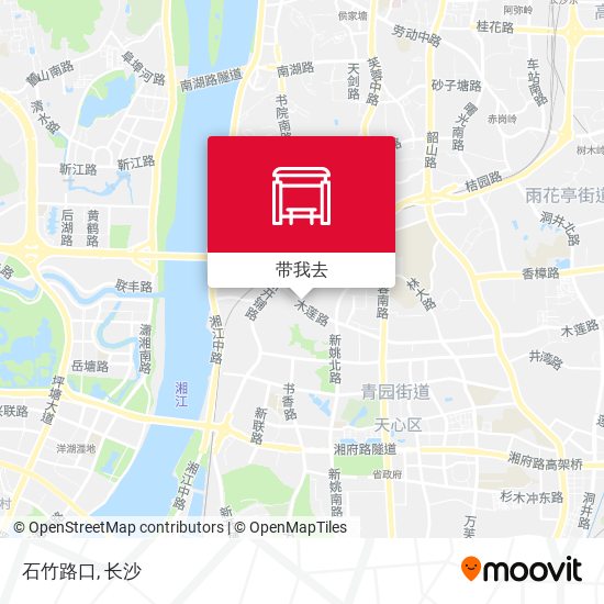 石竹路口地图