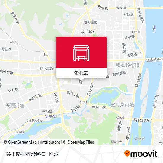 谷丰路桐梓坡路口地图