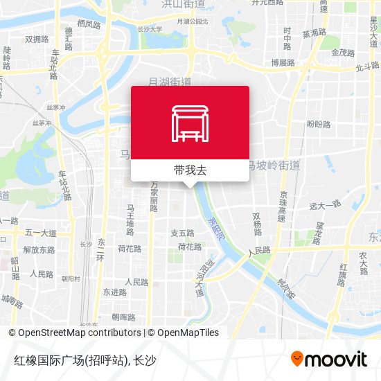 红橡国际广场(招呼站)地图