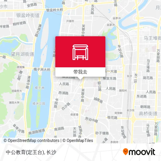 中公教育(定王台)地图