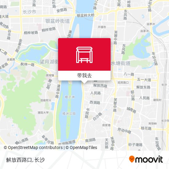 解放西路口地图