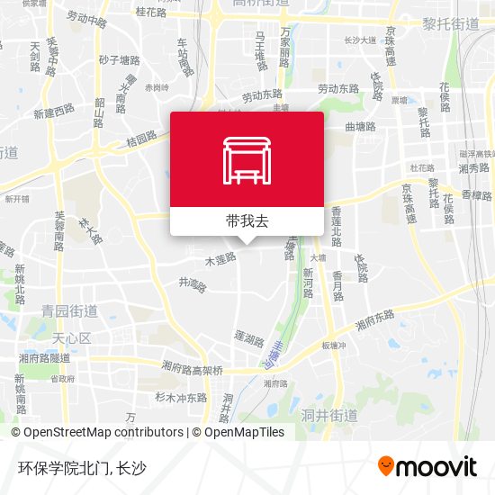 环保学院北门地图