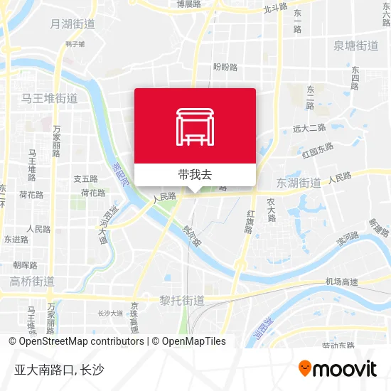 亚大南路口地图
