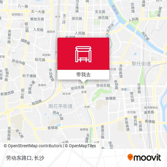 劳动东路口地图