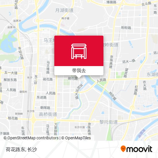 荷花路东地图