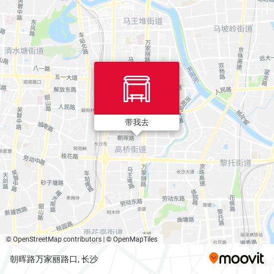 朝晖路万家丽路口地图