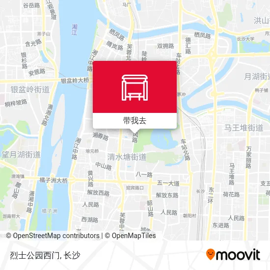 烈士公园西门地图