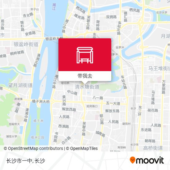 长沙市一中地图