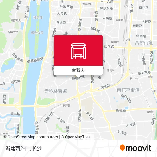 新建西路口地图