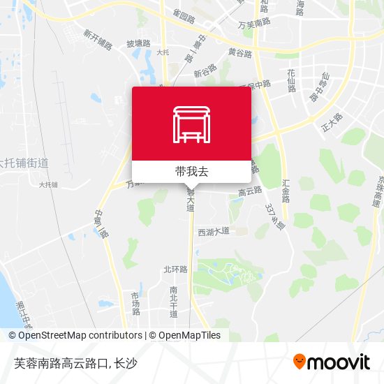 芙蓉南路高云路口地图