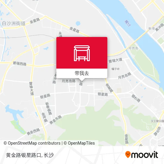 黄金路银星路口地图