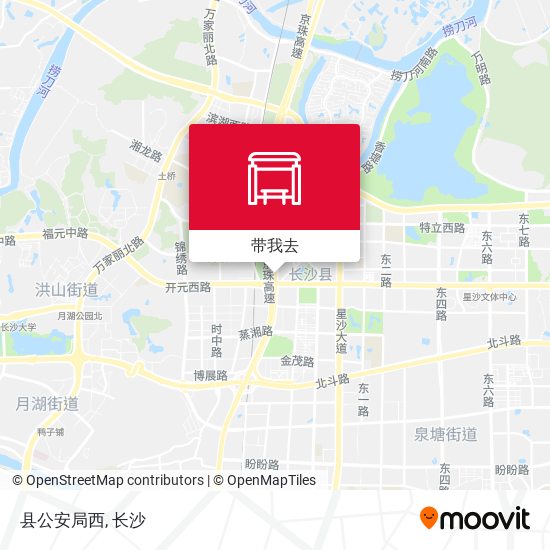 县公安局西地图