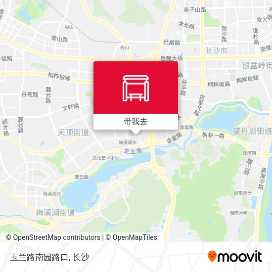 玉兰路南园路口地图